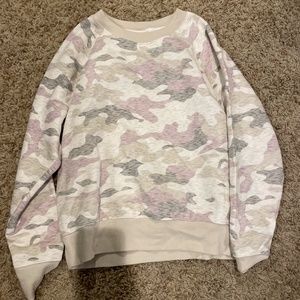 Old Navy Pink Camo Sweatshirt